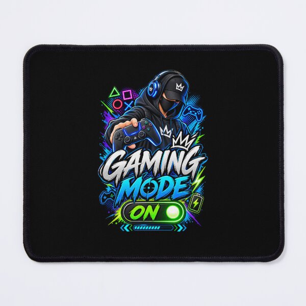 Item preview, Gaming Mode On - Neon Gamer Controller Gaming Design designed and sold by vizion design.