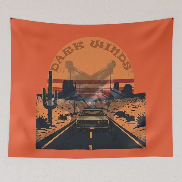Item preview, Dark Winds Mystery Art – Southwestern Thriller Inspired Design designed and sold by Z3al-Store.