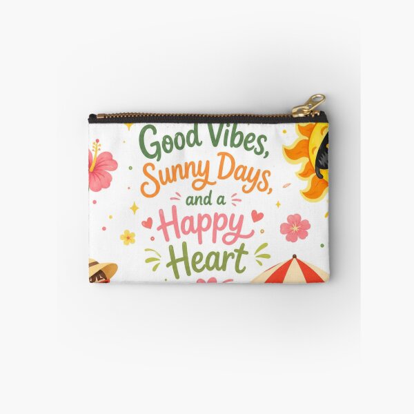 Item preview, Good Vibes Sunny Days Happy Heart Summer designed and sold by itxelaraStudio.