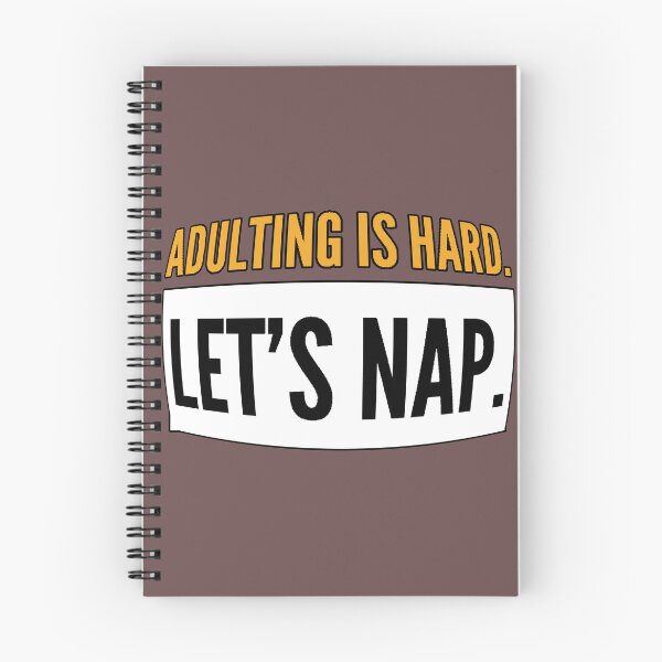 Item preview, Being an Adult Is Hard Let's Take a Nap Funny T-Shirt designed and sold by AstronautMerch.