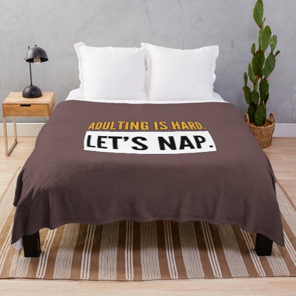 Item preview, Being an Adult Is Hard Let's Take a Nap Funny T-Shirt designed and sold by AstronautMerch.