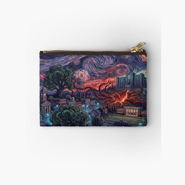 Item preview, Hawkins Indiana Starry Night Sci Fi Landscape designed and sold by Bad-Decisions-Designs.