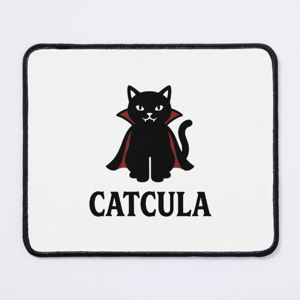 Item preview, Catcula Cute Vampire Black Cat Funny Halloween Pun Spooky Season designed and sold by raedattia.