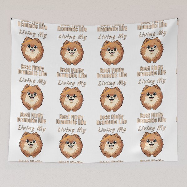 Item preview, Pomeranian Dramatic Fluffy Best Life Funny Dog designed and sold by NatureUnleashed.