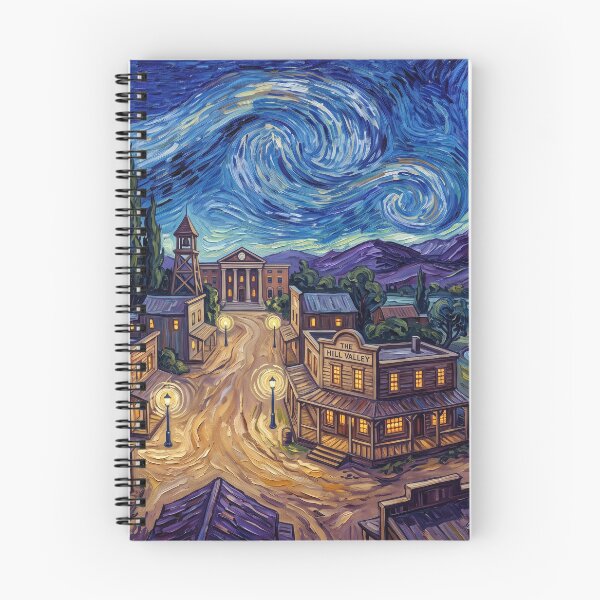 Item preview, Hill Valley 1860s Starry Night Western Landscape designed and sold by Bad-Decisions-Designs.