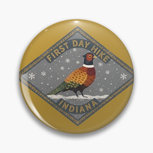 Item preview, First day hike Indiana designed and sold by Broken Antler Designs .