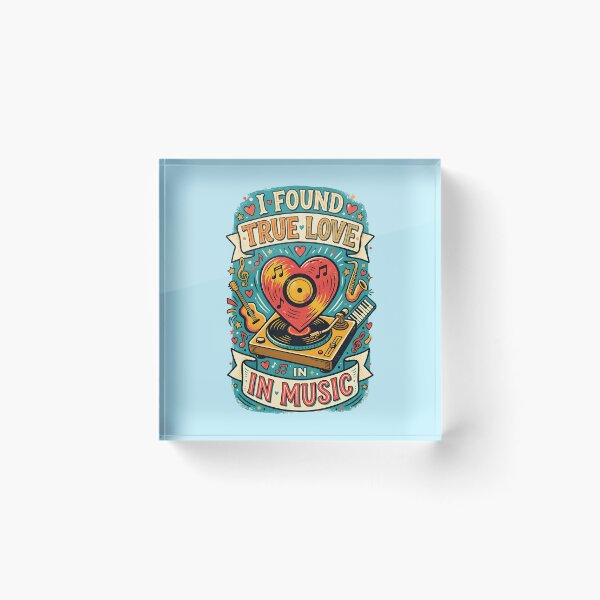 Item preview, I found true love in music designed and sold by ParadoxParadox.