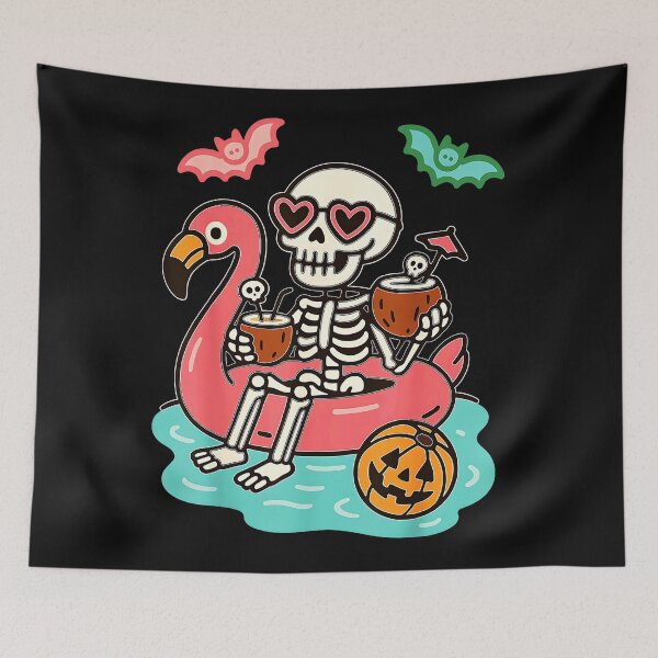 Item preview, Spooky Summer Skeleton Vacation Halloween Party designed and sold by CharlieConon.