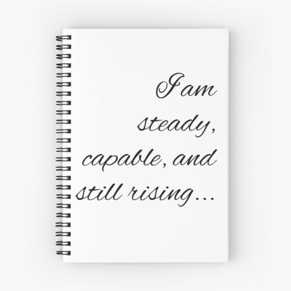 Item preview, I am steady, capable, and still rising... Inspirational Art designed and sold by MathoDzns.