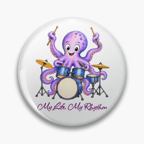 Item preview, My Life My Rhythm Octopus Drummer designed and sold by Buli89.