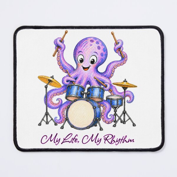Item preview, My Life My Rhythm Octopus Drummer designed and sold by Buli89.