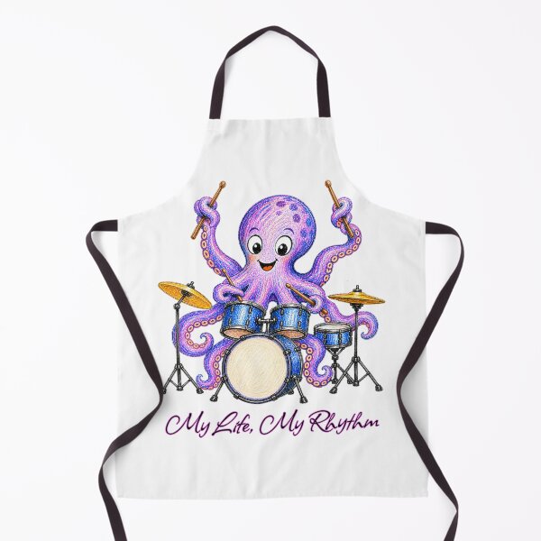 Item preview, My Life My Rhythm Octopus Drummer designed and sold by Buli89.