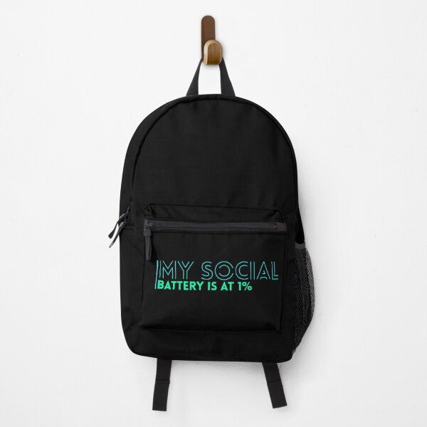 Item preview, My Social Battery Is at 1% Funny Introvert T-Shirt designed and sold by AstronautMerch.