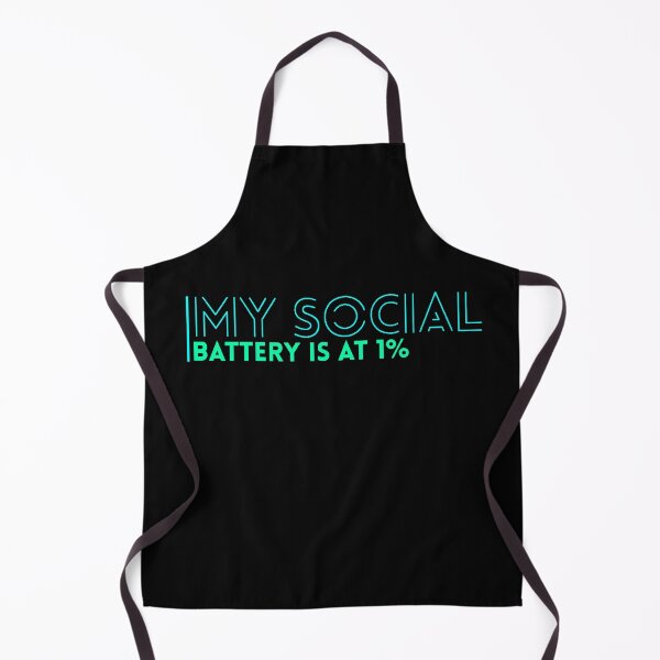 Item preview, My Social Battery Is at 1% Funny Introvert T-Shirt designed and sold by AstronautMerch.