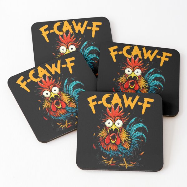 Item preview, F-Caw-F Funny Rooster Chicken Lover Farmer designed and sold by CharlieConon.