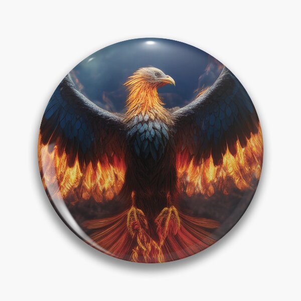 Item preview, Celestial Phoenix Wings of Fire Fantasy Art designed and sold by MDKey DESIGN.