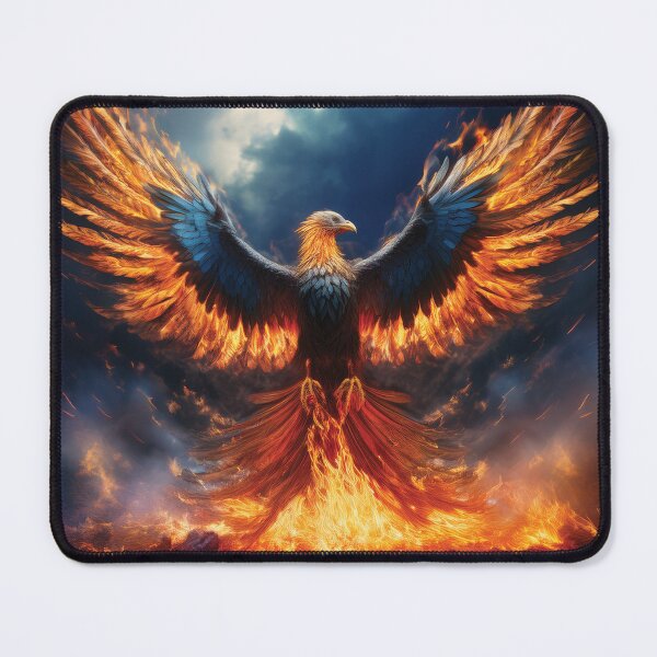 Item preview, Celestial Phoenix Wings of Fire Fantasy Art designed and sold by MDKey DESIGN.