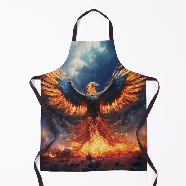 Item preview, Celestial Phoenix Wings of Fire Fantasy Art designed and sold by MDKey DESIGN.
