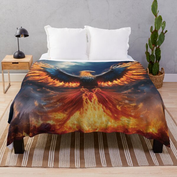 Item preview, Celestial Phoenix Wings of Fire Fantasy Art designed and sold by MDKey DESIGN.
