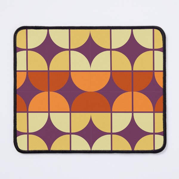 Item preview, Retro 70s Geometric Circle Pattern Design designed and sold by Zaya_art.
