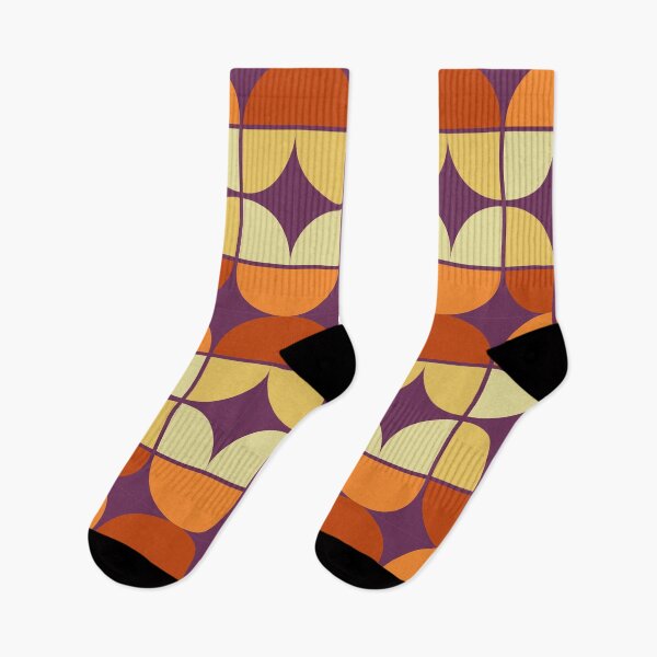 Item preview, Retro 70s Geometric Circle Pattern Design designed and sold by Zaya_art.