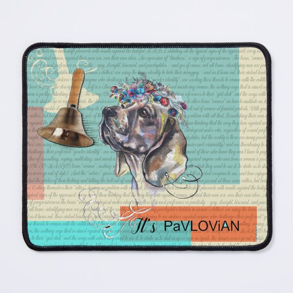 Item preview, It's Pavlovian - Dog with Flower Crown designed and sold by FanitsaArt.
