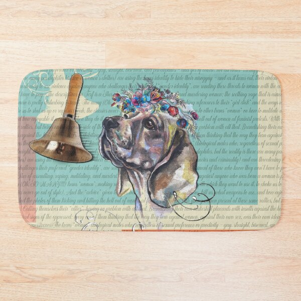Item preview, It's Pavlovian - Dog with Flower Crown designed and sold by FanitsaArt.