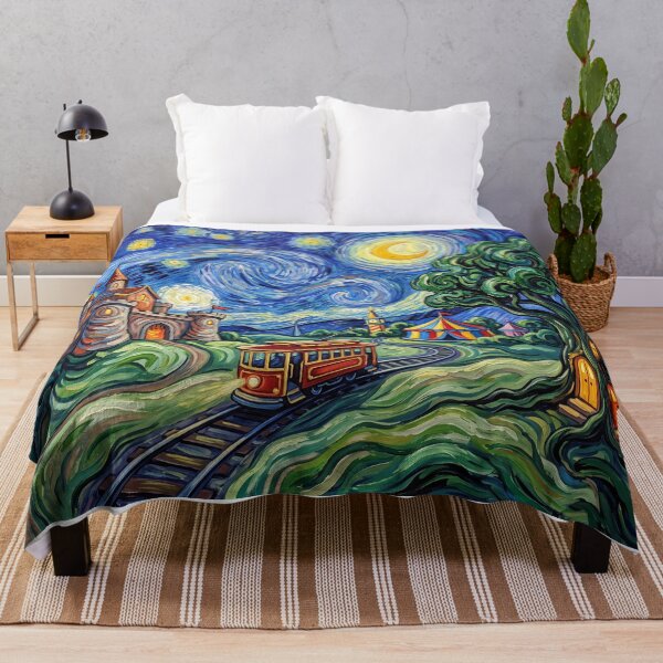 Item preview, Kingdom of Make Believe Starry Night Fantasy Landscape designed and sold by Bad-Decisions-Designs.