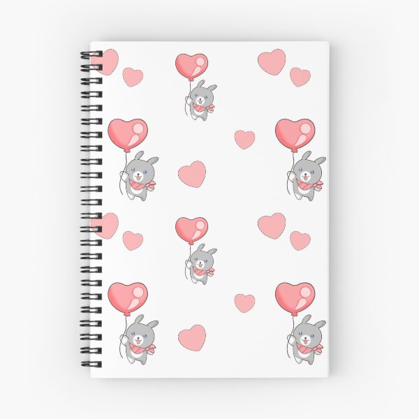 Item preview, Cute Easter Bunny Valentine Heart Pattern designed and sold by Porpor Artwork.