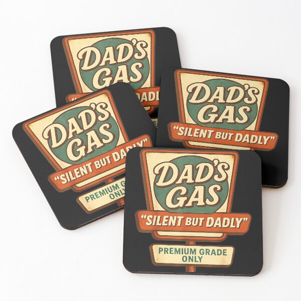 Item preview, Dad's Gas Silent But Dadly Premium Grade Only Father Humor Gift designed and sold by CharlieConon.
