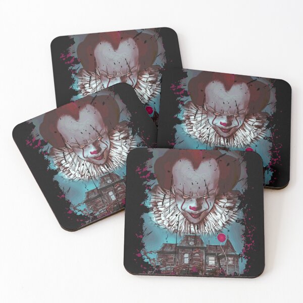 Item preview, Arte de casa embrujada con payaso de terror que cambia de forma designed and sold by Anselle.