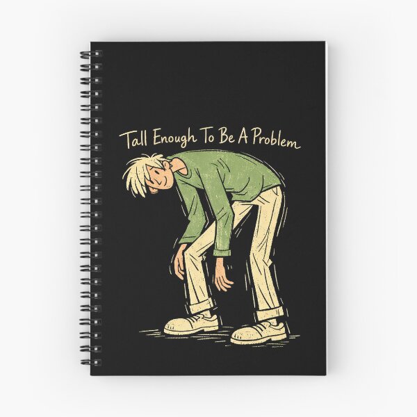 Item preview, Tall Problem Cute Character Illustration Funny Height Quote designed and sold by Aymanejed.