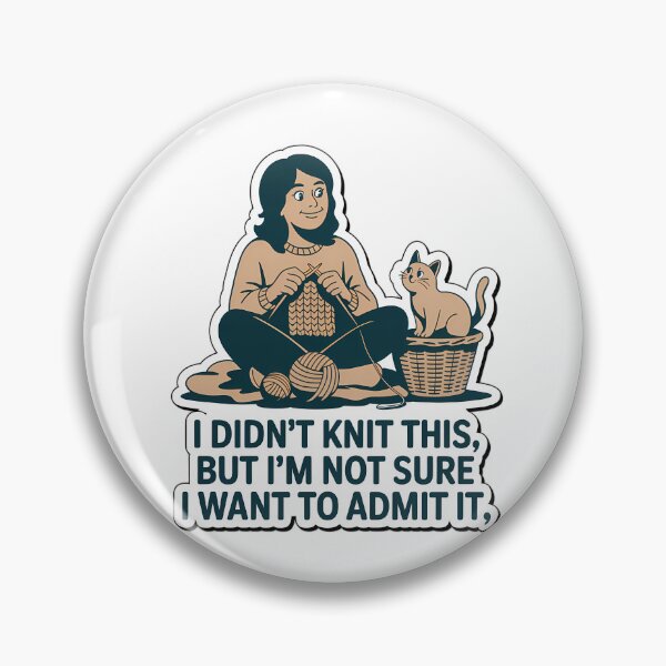 Item preview, Knitter with a Secret designed and sold by NiftyWrx.