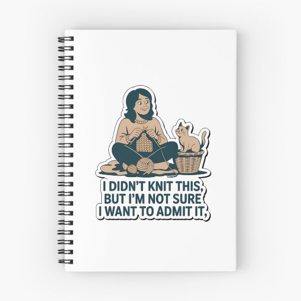 Item preview, Knitter with a Secret designed and sold by NiftyWrx.