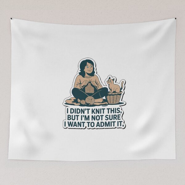 Item preview, Knitter with a Secret designed and sold by NiftyWrx.