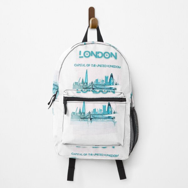 Item preview, London skyline, The Shard, Gherkin, Thames, Big Ben, London, Abstract art piece, beautiful unique London line art designed and sold by Coolparrotgirl.