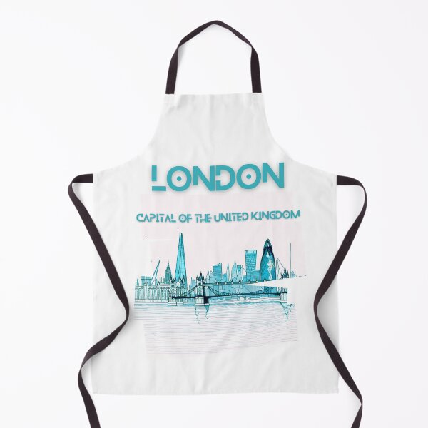 Item preview, London skyline, The Shard, Gherkin, Thames, Big Ben, London, Abstract art piece, beautiful unique London line art designed and sold by Coolparrotgirl.
