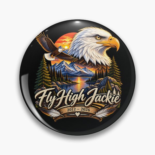 Item preview, Fly High Jackie, Jackie and Shadow Bald Eagle  designed and sold by FreeArt2.