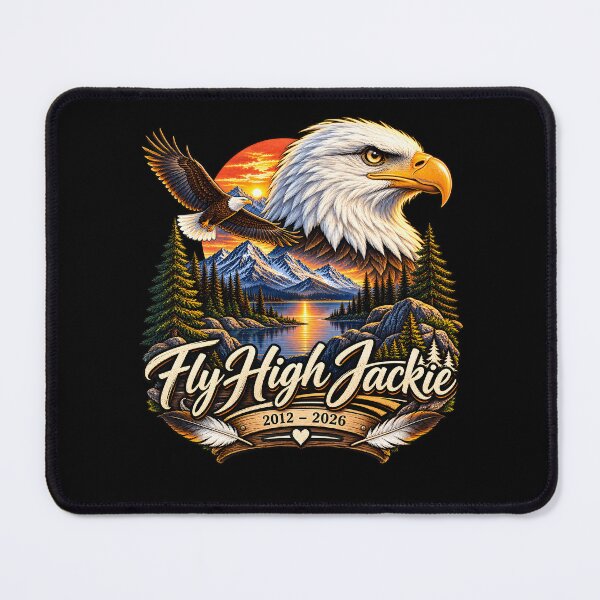 Item preview, Fly High Jackie, Jackie and Shadow Bald Eagle designed and sold by FreeArt2.