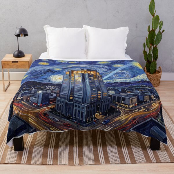 Item preview, Nakatomi Plaza Starry Night Action Landscape designed and sold by Bad-Decisions-Designs.