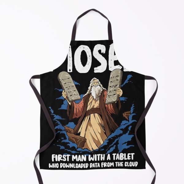 Item preview, Moses First Man With A Tablet Who Downloaded Data From The Cloud IT Professional Programmer Gift Bible Humor designed and sold by CharlieConon.