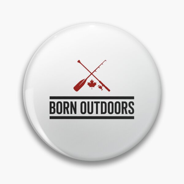 Item preview, Born Outdoors Canada – Canadian Adventure & Outdoor Life Design designed and sold by StickerNestYou.