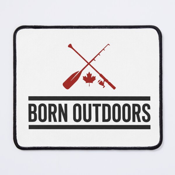 Item preview, Born Outdoors Canada – Canadian Adventure & Outdoor Life Design designed and sold by StickerNestYou.
