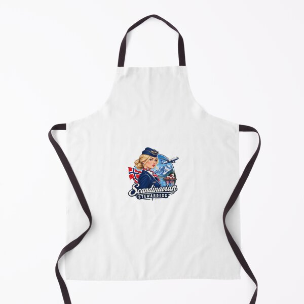 Item preview, Scandinavian Stewardess Vintage Aviation Retro Travel Design designed and sold by O&Z Design .