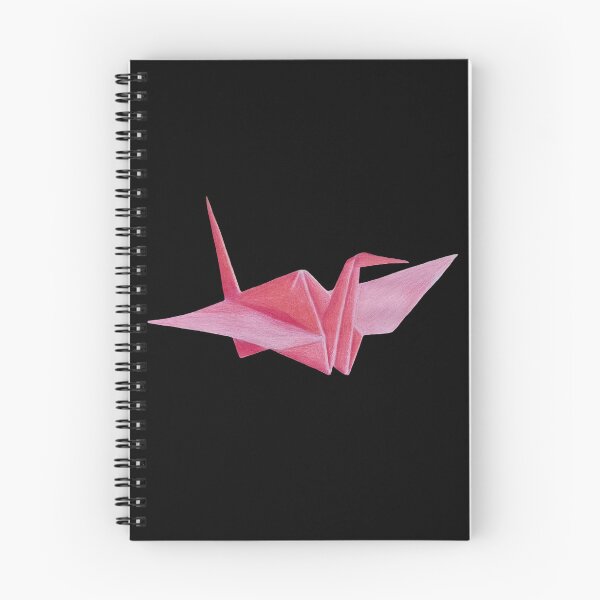 Item preview, Paper Crane - Black BG designed and sold by lavenderXblue.