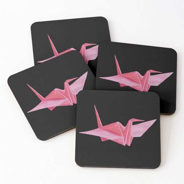 Item preview, Paper Crane - Black BG designed and sold by lavenderXblue.