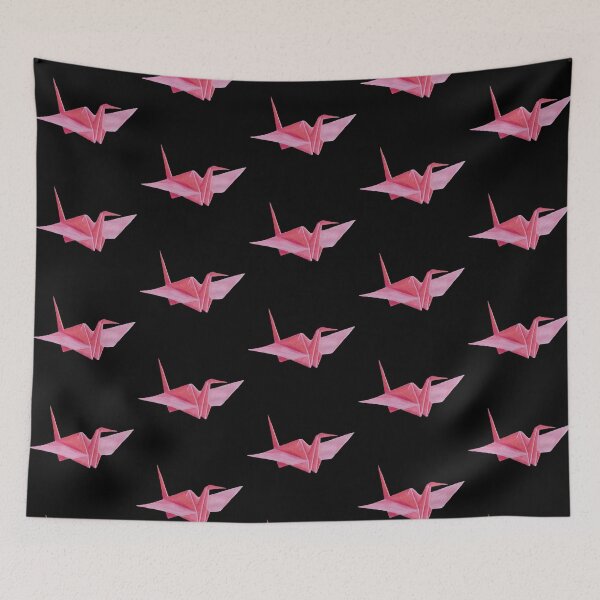 Item preview, Paper Crane - Black BG designed and sold by lavenderXblue.