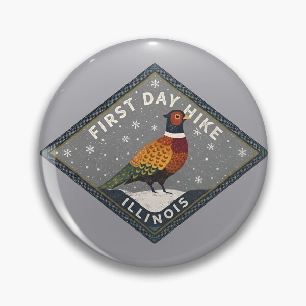 Item preview, First day hike Illinois designed and sold by Broken Antler Designs .