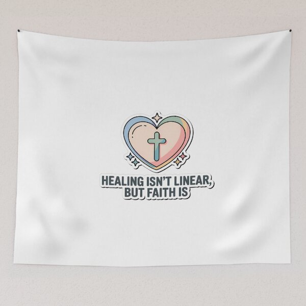 Item preview, Hopeful Heart with Faith Quote designed and sold by NiftyWrx.