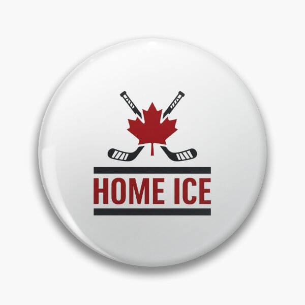 Item preview, Home Ice Hockey Canada – Maple Leaf Canadian Hockey Design designed and sold by StickerNestYou.